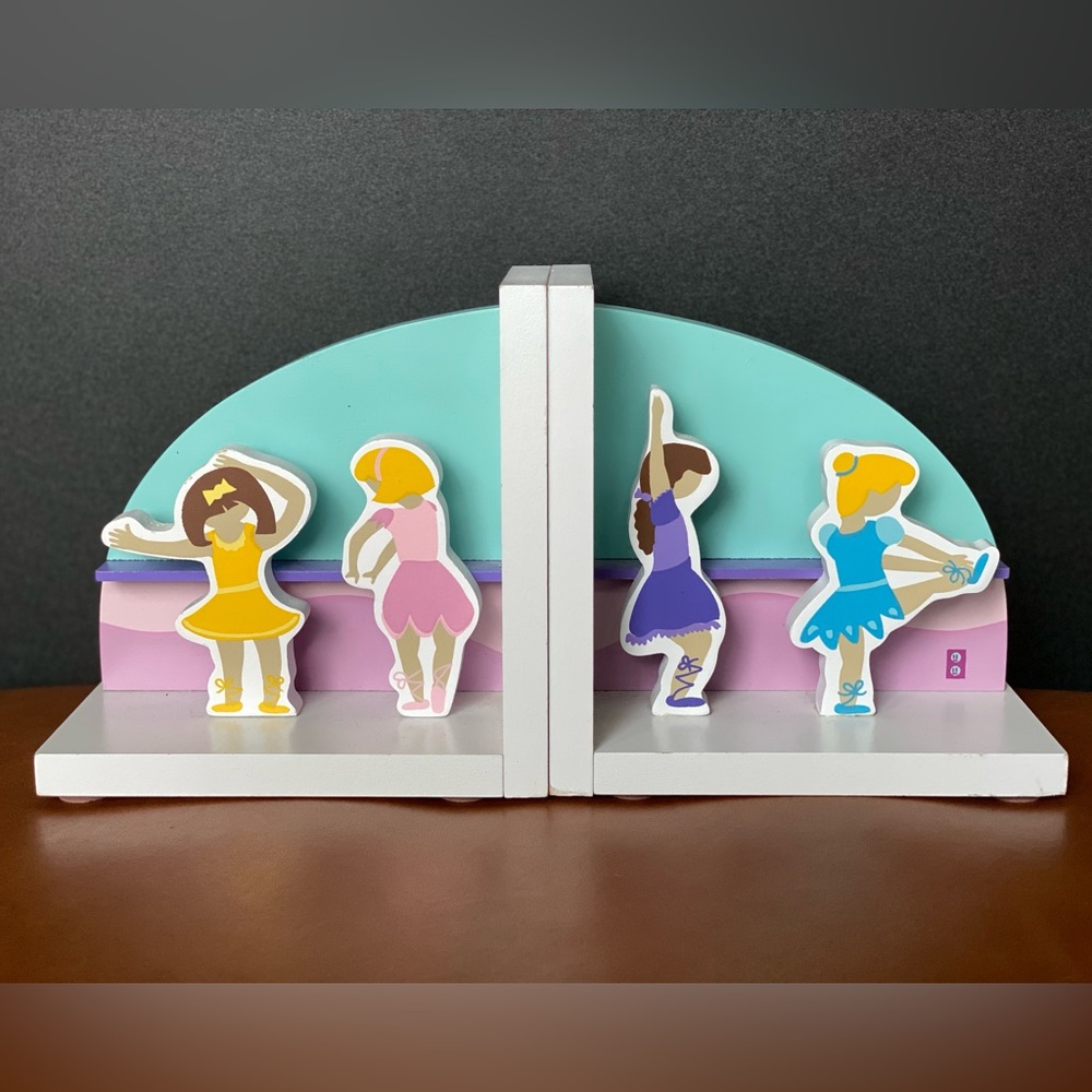 Vintage Sassafras Ballerina Bookends Set of 2